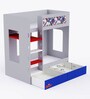 Captain America Bunk Bed in Grey Colour with Drawer Storage
