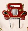 Red Metal Handpainted Car Key Holder