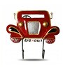 Red Metal Handpainted Car Key Holder