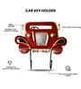 Red Metal Handpainted Car Key Holder