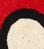 Red Abstract Fabric 18 x 28 Inches Kids Floor Mat