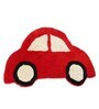 Red Abstract Fabric 18 x 28 Inches Kids Floor Mat