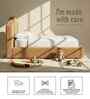 Caramel Arch Boucle Kids Toddler Bed With Hydraulic Storage In Brown Colour