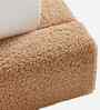 Caramel Arch Boucle Kids Toddler Bed With Hydraulic Storage In Brown Colour