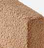 Caramel Arch Boucle Kids Twin Bed With Box Storage In Brown Colour