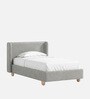 Caramel Arch Kids Twin Bed In Ivory Colour