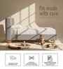 Caramel Arch Velvet Suede Kids Twin Bed With Box Storage In Grey Colour