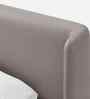 Caramel Arch Velvet Suede Kids Twin Bed With Hydraulic Storage In Grey Colour