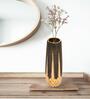 Caravan Brown & Gold Stoneware Table Vase