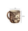 Carbon 250ml Grey & Black Ceramic Tea Cup