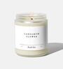 Cardamom Flower Aroma White Glass Jar Scented Candle