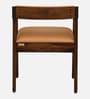 Carden N Sheesham Wood Arm Chair In Provincial Teak Finish With Back Cushion