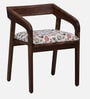 Carden Sheesham Wood Arm Chair In Scratch Resistant Rustic Teak Finish