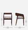 Carden Sheesham Wood Arm Chair In Scratch Resistant Rustic Teak Finish