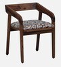 Carden Sheesham Wood Arm Chair In Scratch Resistant Rustic Teak Finish