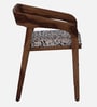 Carden Sheesham Wood Arm Chair In Scratch Resistant Rustic Teak Finish