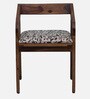 Carden Sheesham Wood Arm Chair In Scratch Resistant Rustic Teak Finish