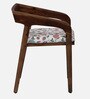 Carden Sheesham Wood Arm Chair In Scratch Resistant Rustic Teak Finish