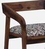 Carden Sheesham Wood Arm Chair In Scratch Resistant Rustic Teak Finish