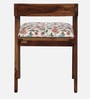 Carden Sheesham Wood Arm Chair with Back Cushion in Scratch Resistant Rustic Teak Finish