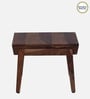 Carden Sheesham Wood Coffee Table Set in Scratch Resistant Rustic Teak Finish with 2 Chairs