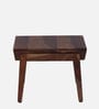 Carden Sheesham Wood Coffee Table Set in Scratch Resistant Rustic Teak Finish with 2 Chairs