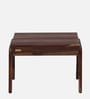 Carden Sheesham Wood Coffee Table Set in Scratch Resistant Rustic Teak Finish with 2 Chairs
