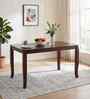 Cardiff Elite 4 Seater Rubber Wood Rectangular Dining Table