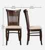 Cardiff Elite 4 Seater Solid Rubber Wood Dining Set