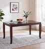 Cardiff Elite 6 Seater Solid Rubber Wood Dining Table