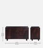Cardiff Shoe Rack with Seating in Tan Finish