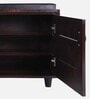 Cardiff Shoe Rack with Seating in Tan Finish