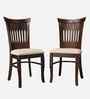 Cardiff Solid Wood Dining Chairs (Set Of 2)