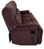 Cardiff 3 Seater Recliner Sofa in Chocolate Colour