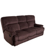 Cardiff 3 Seater Recliner Sofa in Chocolate Colour