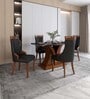 Cardinal 4 Seater Dining Set In Black Colour With Matte Finish Cardinal 4 Seater Dining Set In Black Colour With Matte Finish