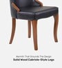 Cardinal 6 Seater Dining Set In Black Colour With Matte Finish