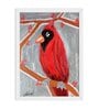 Cardinal Handmade Acrylic Paint On Canvas Unframed