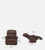 Cardinal Manual 1 Seater Recliner In  Mocca Colour
