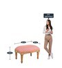 Cardinal Seating Stool in Pink Colour