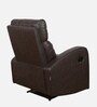 Carerra Leatherette 1 Seater Manual Recliner in Dark Brown Colour
