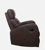 Carerra Leatherette 1 Seater Manual Recliner in Dark Brown Colour