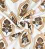 Caribou Madhuban Floral Waffle Cotton 250 GSM Bath & Hand Towel Set