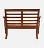Carile Solid Wood Love Sofa In Teak Finish