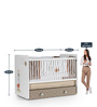 Carino Crib in White Finish