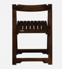Carion Sheesham Wood 4 Seater Foldable Dining Set In Scratch Resistant Provincial Teak Finish