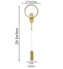 Carl Metal LED Novelty Wall Light (Gold)
