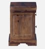 Carleson Sheesham Wood Bedside Table In Provincial Teak Finish With Drawers