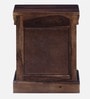 Carleson Sheesham Wood Bedside Table In Provincial Teak Finish With Drawers