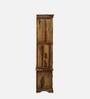 Carleson Sheesham Wood Book Case In Rustic Teak Finish
